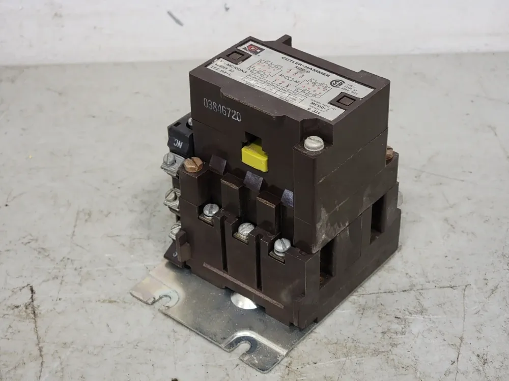 50 Amp, NEMA D, 110/120 VAC Coil Contactor MC10DN3