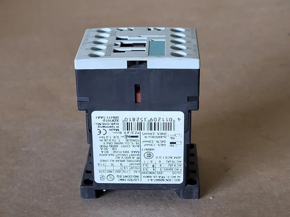 18 Amps 120 volt coil Industrial Contactor 3RT1516-1AK60 voor Industriële Automatisering