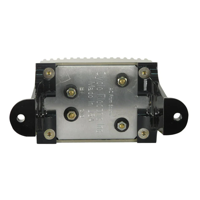 Cycle Electric, Regulador/Rectificador De Voltaje Negro Para Harley Davidson met CE-Keurmerk