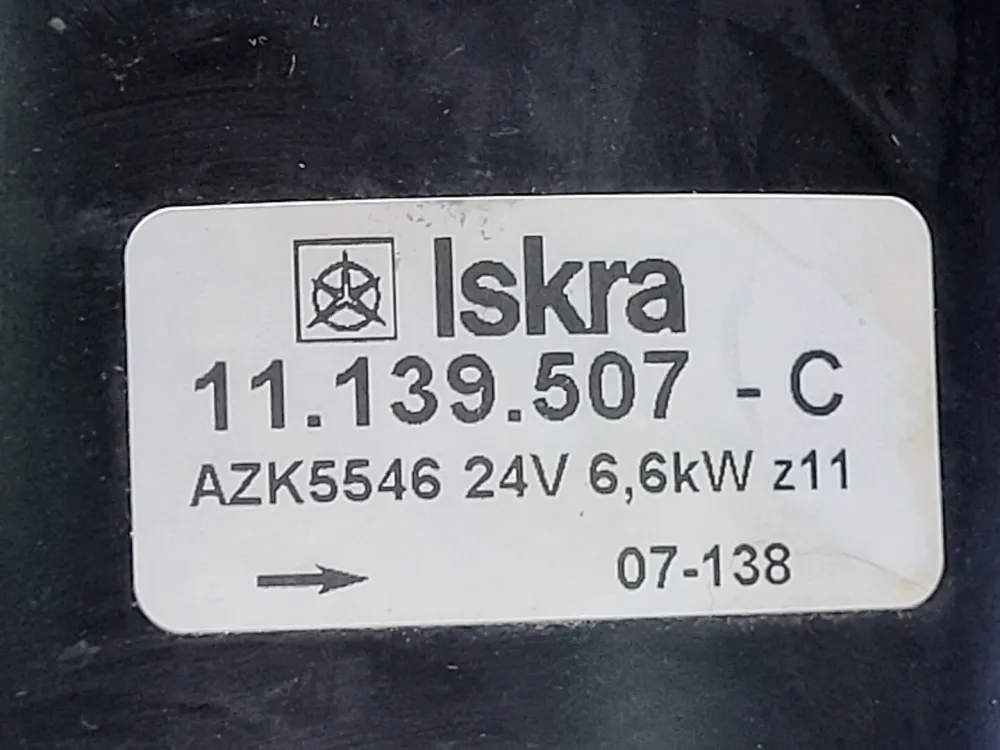 Starter Motor 11.139.507, 0001416063, 24V met CE-Keurmerk