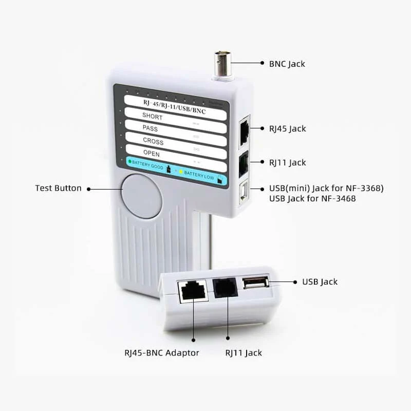 LAN Kabel NOYAFA NF-3468 4 1 Cable Tester
