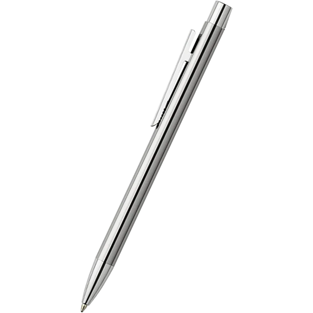 Faber-Castell NEO Slim Ballpoint Pen - Hoogglans Stainless Steel