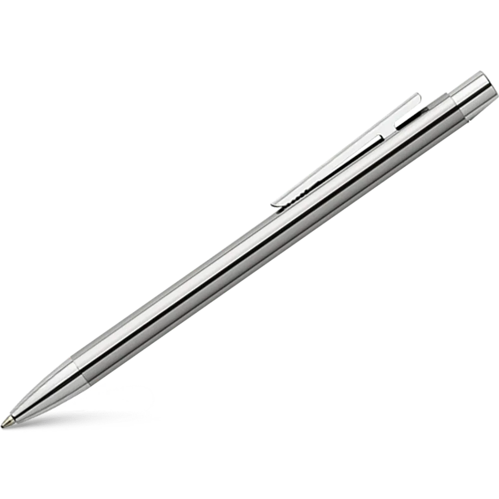 Faber-Castell NEO Slim Ballpoint Pen - Hoogglans Stainless Steel