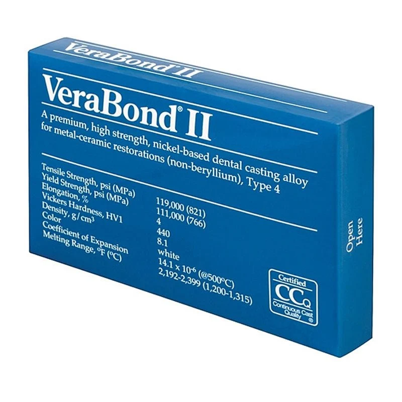Professionele Kwaliteit VERABOND 2 Metalen NI.CR - Ceramic alloy without Béryllium - CDT 14.1.