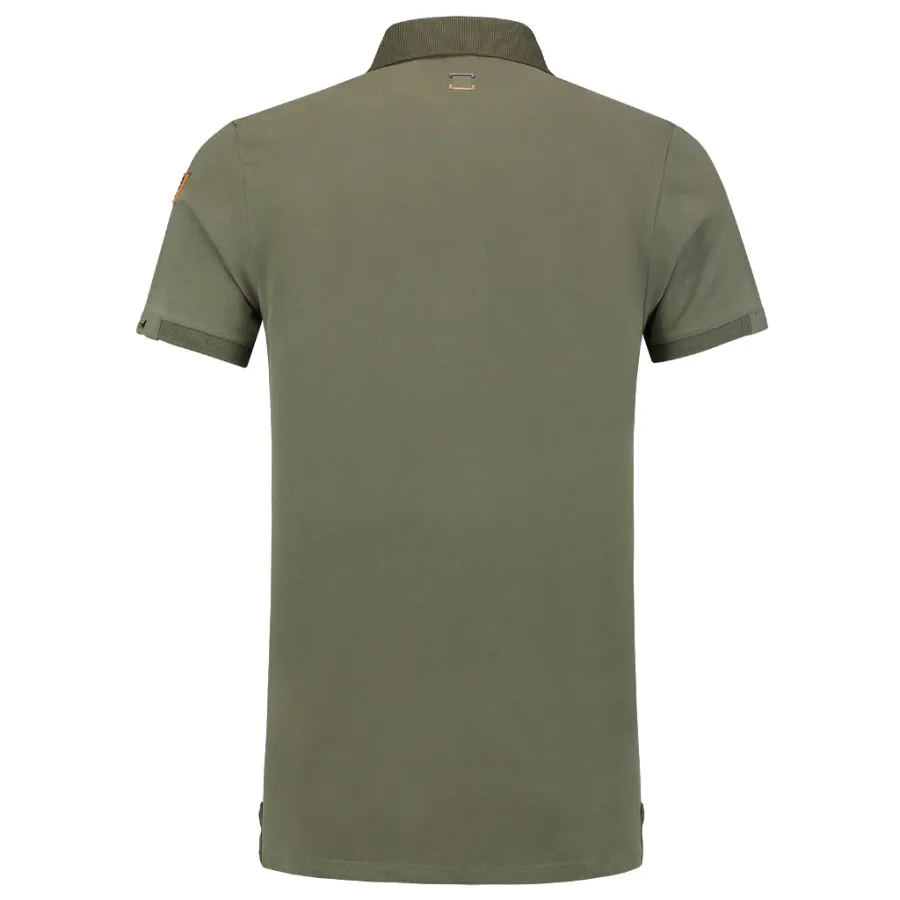 Tricorp Premium 204002 Naden Heren poloshirt Legergroen XS