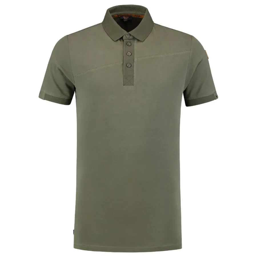 Tricorp Premium 204002 Naden Heren poloshirt Legergroen M
