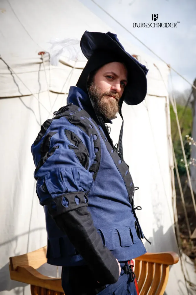 Landsknecht Sleeve Cuts Imperialis Blue/Black Heavy Duty S