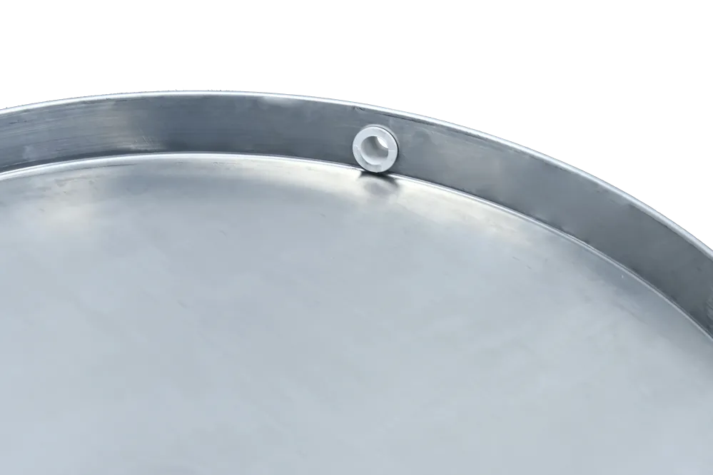 36" Round Aluminium Commercial Water Heater Pan Side Drain