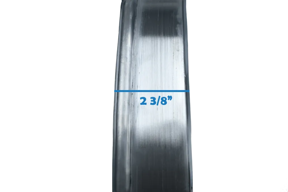 36" Round Aluminium Commercial Water Heater Pan Side Drain