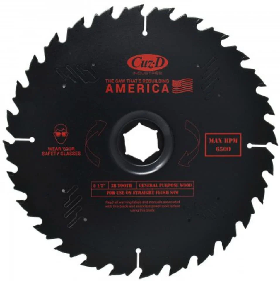 28 Tooth Carbide Tip Blade Straight Flush Saw