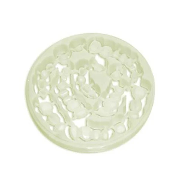 White wax disc - precise machining reinforcements - burns without residue