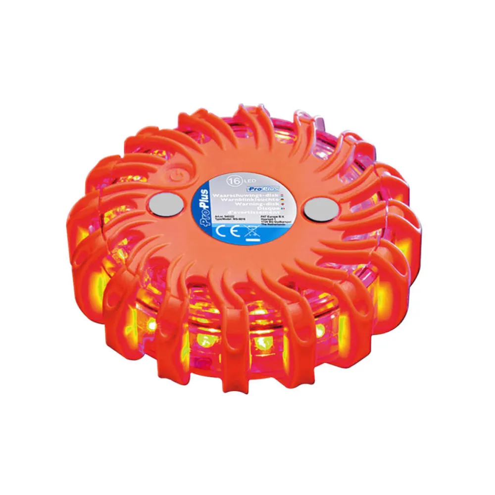 ProPlus Waarschuwingsschijf 16 LED's Oranje 540322
