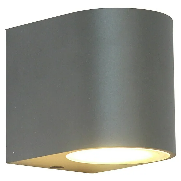 llitt Led-wandlamp Mats I - l x b x h: 92 x 67 x 78 mm, Antraciet