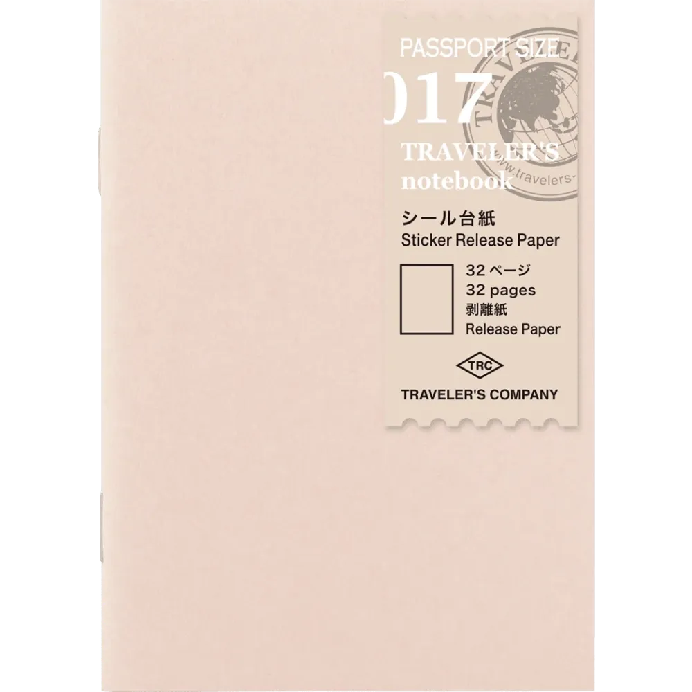Traveler's 2023 Sticker Release Paper - Passport