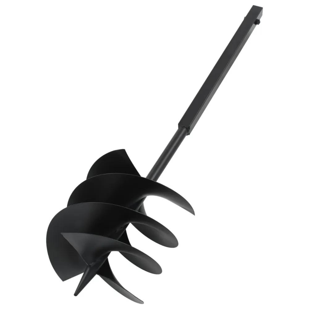 Grondboor met handvat 250 mm met verlengbuis 12 m staal