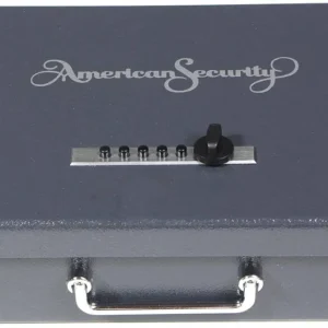 Handgun Safe, Verplaatsbaar, 12.5" Width x 4.25" Depth x 10.25" Height, 10 Gauge Solid Steel, Granite Textured
