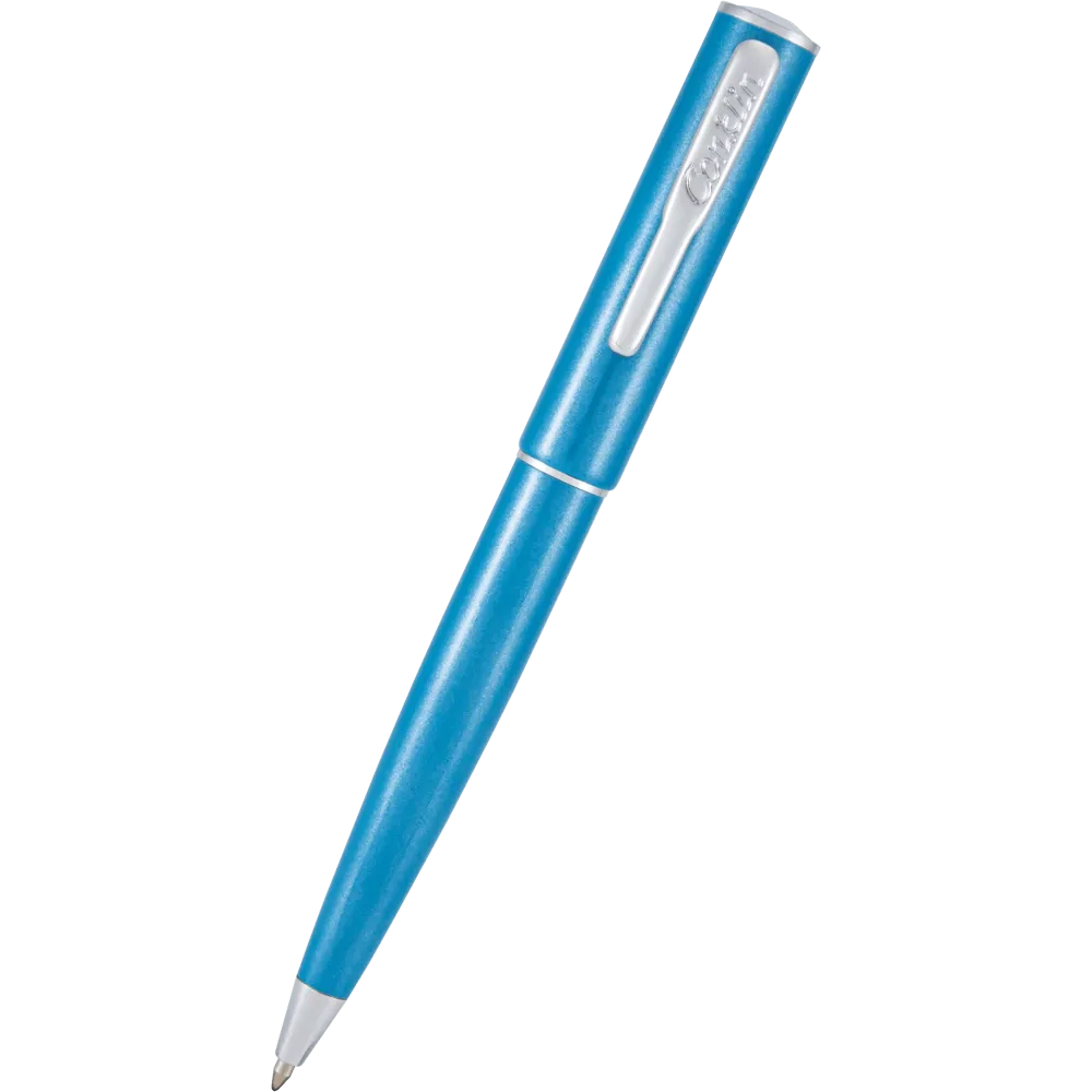 Conklin Coronet Ballpoint Pen - Aquamarijn met 180° Draaihoek