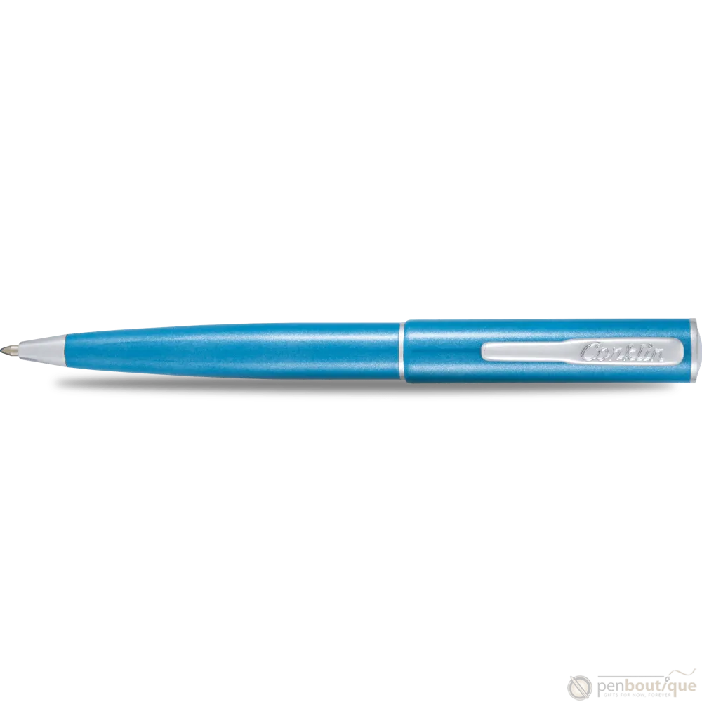 Conklin Coronet Ballpoint Pen - Aquamarijn met 180° Draaihoek