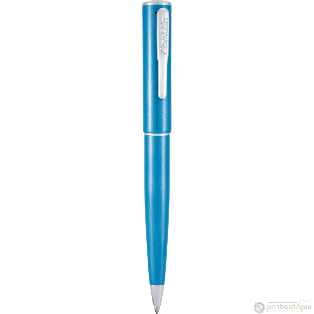 Conklin Coronet Ballpoint Pen - Aquamarijn met 180° Draaihoek