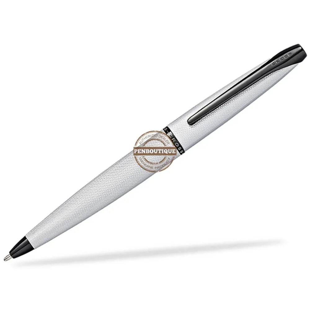 Cross ATX Ballpoint Pen - Brushed Metaalglans | Zelfsluitend | Verstelbaar