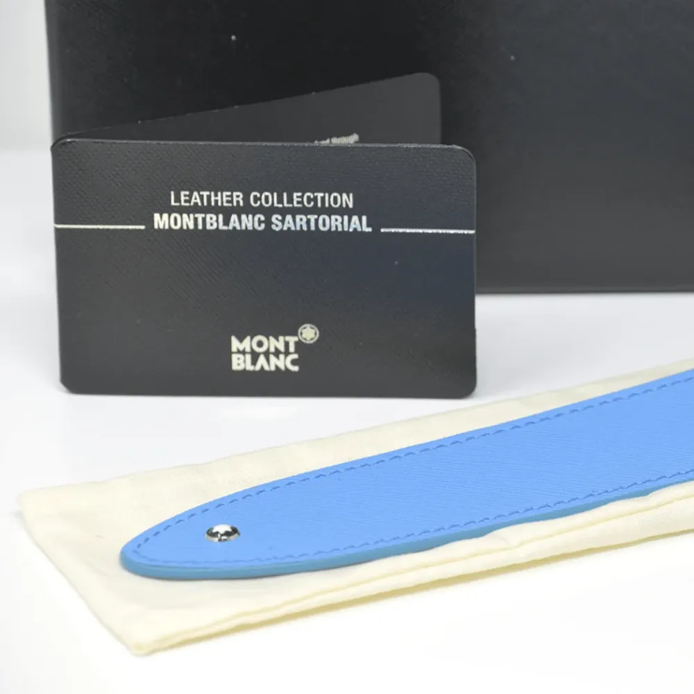 Montblanc Sartorial Pen Sleeve - China Zeeblauw