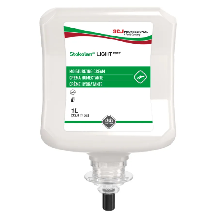 Industrieel Desinfectiegel Stokolan Light PUUR - 1 L - huidverzorgende crème