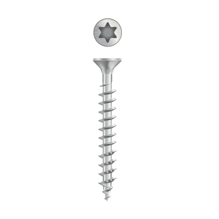 Industrieel Zwaar Belast Dynaplus beslagschroef [200st] - VZ- platkop 8mm - TX-20 - 4.5x35mm