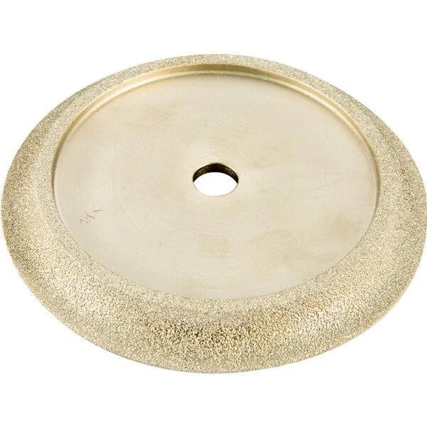 6" X Vacuum-Brazed Diamond Tile Profile Wheel Shape B X 3/8" Radius 50G