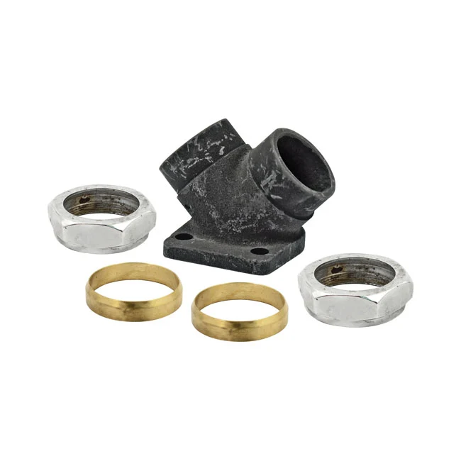 Colector Con Tuercas/Anillo De Empaque Para Harley Davidson