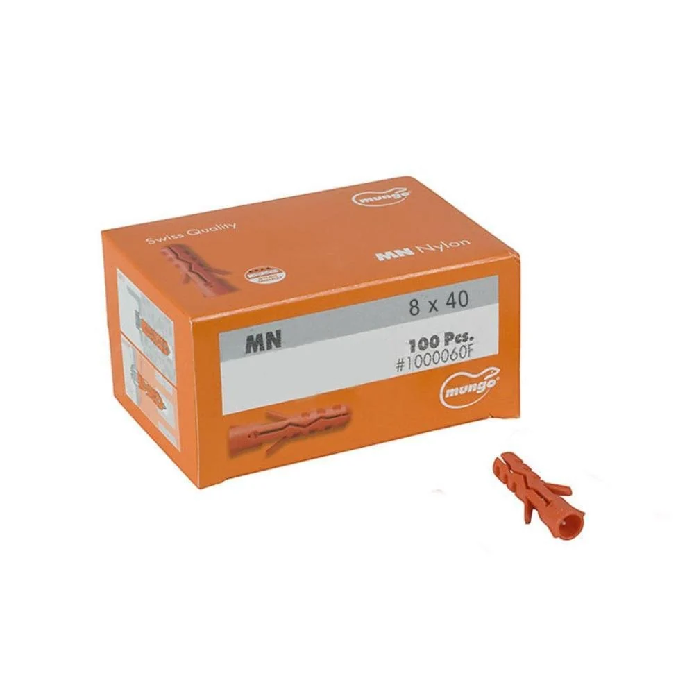 Mungo Plugs No. 8 Concrete Anchor Plugs - Package 100