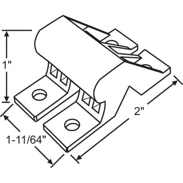 HD Patio Door Bumper Stop (Brandvertragend)