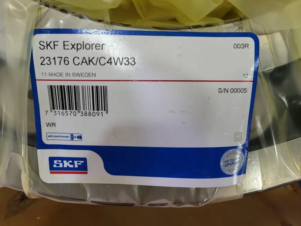 Spherical Roller Bearing Tapered Bore 23176 CAK/C4W33