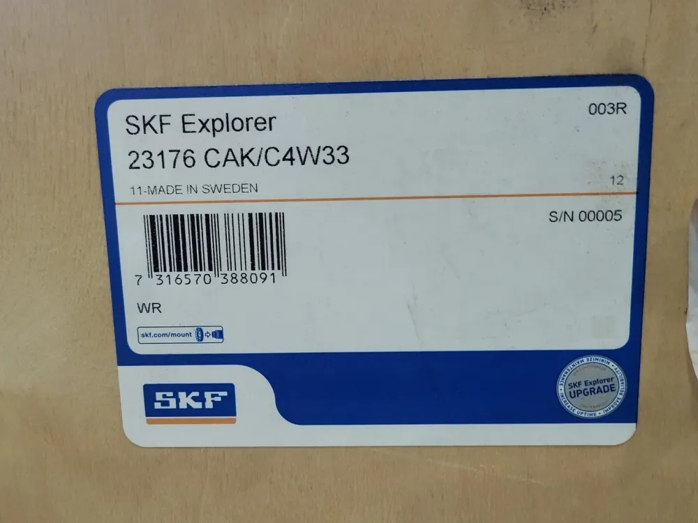 Spherical Roller Bearing Tapered Bore 23176 CAK/C4W33