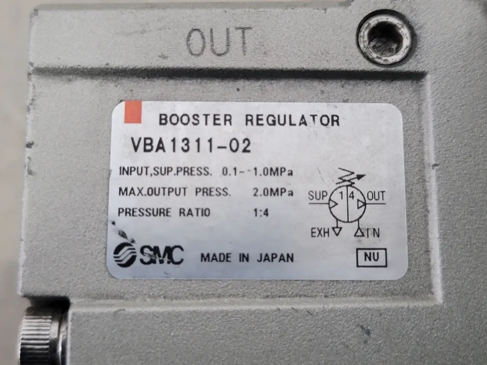 Pneumatic Pressure Booster Regulator VBA1311-02 met ATEX-certificering