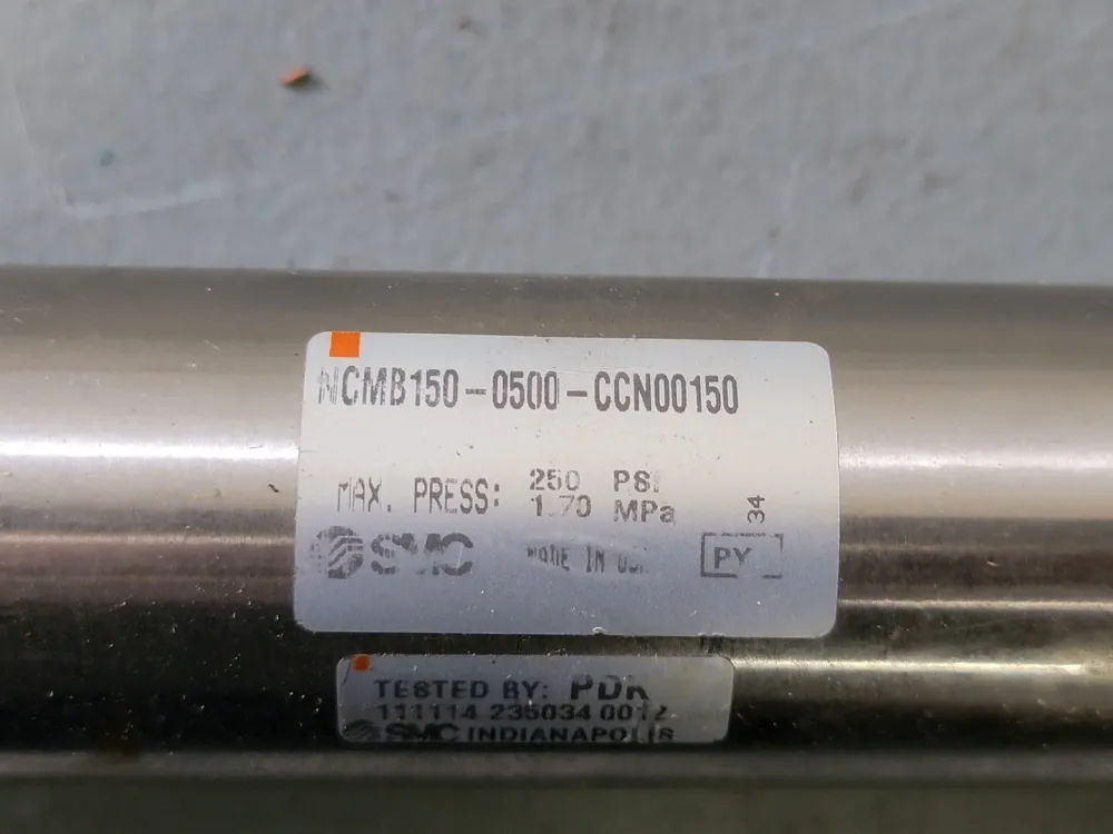 Pneumatic Cylinder 1-1/2" Bore x 5" Stroke NCMB150-0500