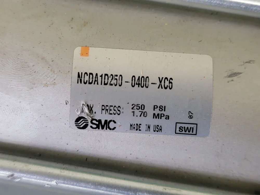 Pneumatic Cylinder 2.5" Bore x 4" Stroke NCDA1D250-0400-XC6