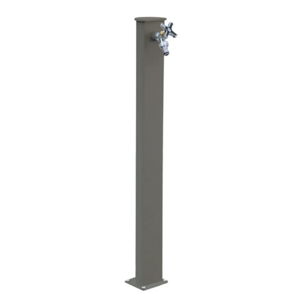 Floor water point painted aluminum faucet dove asgrijs model Fasten