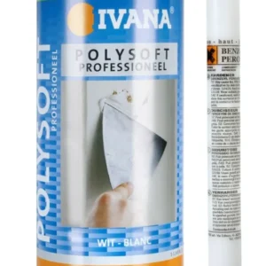 Ivana polysoft renovatiepasta - plamuur met verharder - wit 1.5 kg