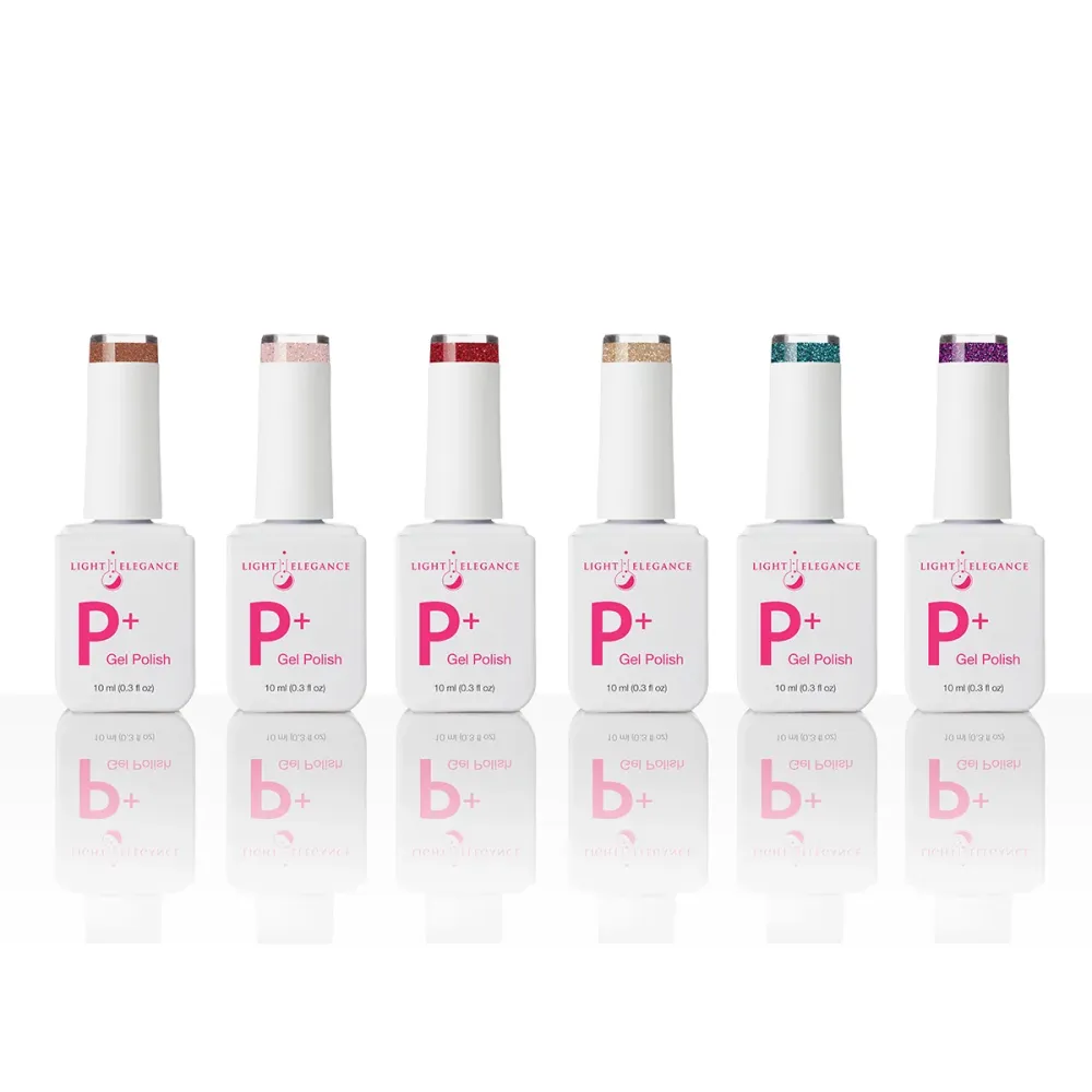 Dare To Indulge, P+ GLITTER GEL POLISH: 10 ml met CE-Keurmerk