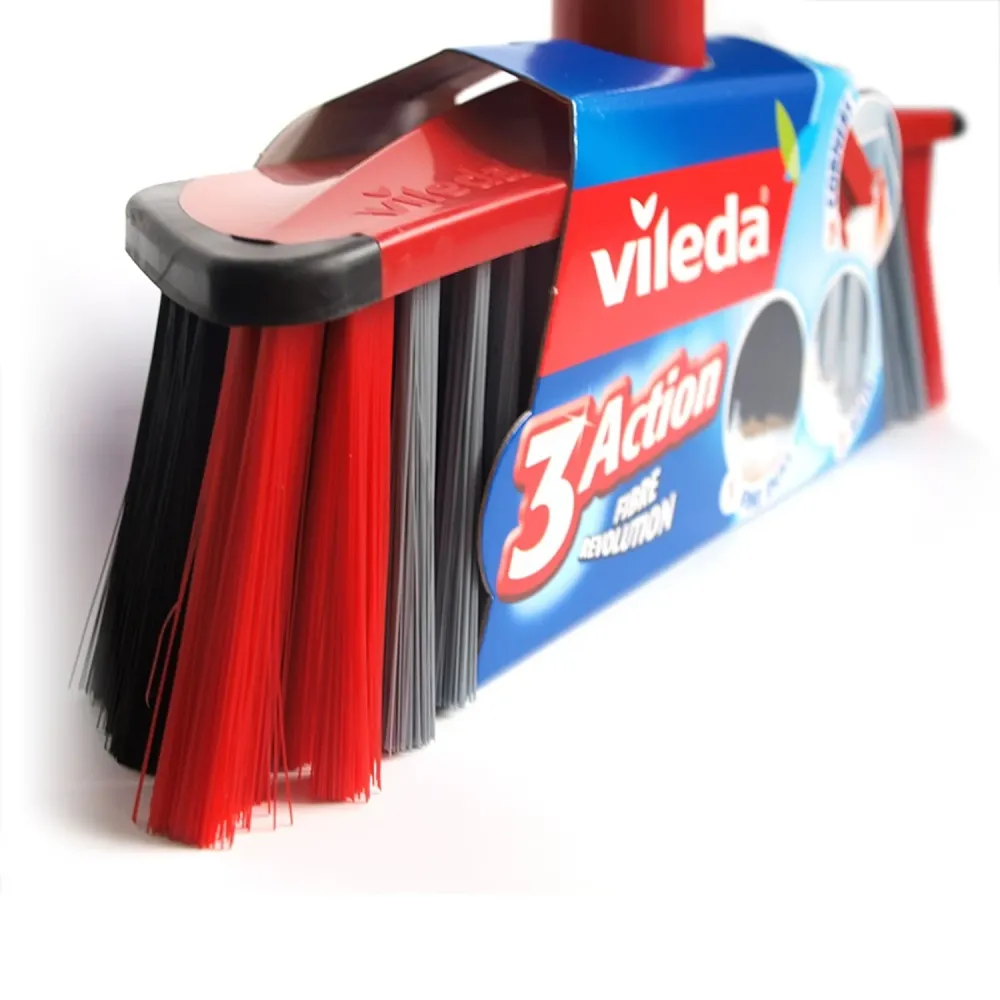 Kantoor VILEDA BRUSH Bezemborstel 3ACTION + BARROW vegen