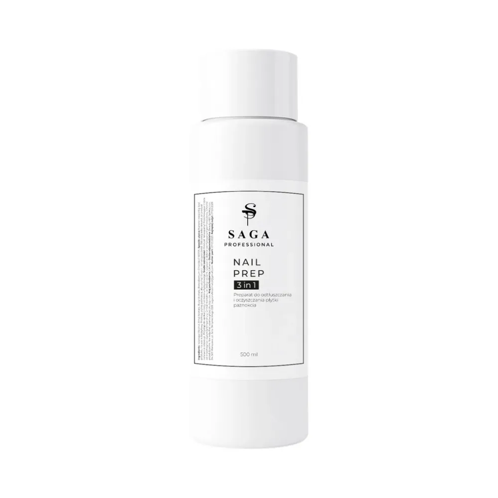 Nail prep 3in1 500ml Saga Bekwaam Lichtgewicht