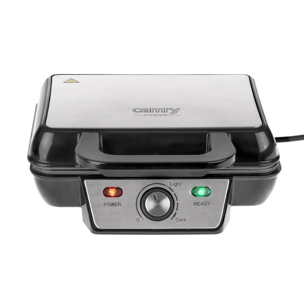 Camry CR 3046 1600W XXL wafelijzer dubbele thermostaat indicatielampje anti-aanbaklaag