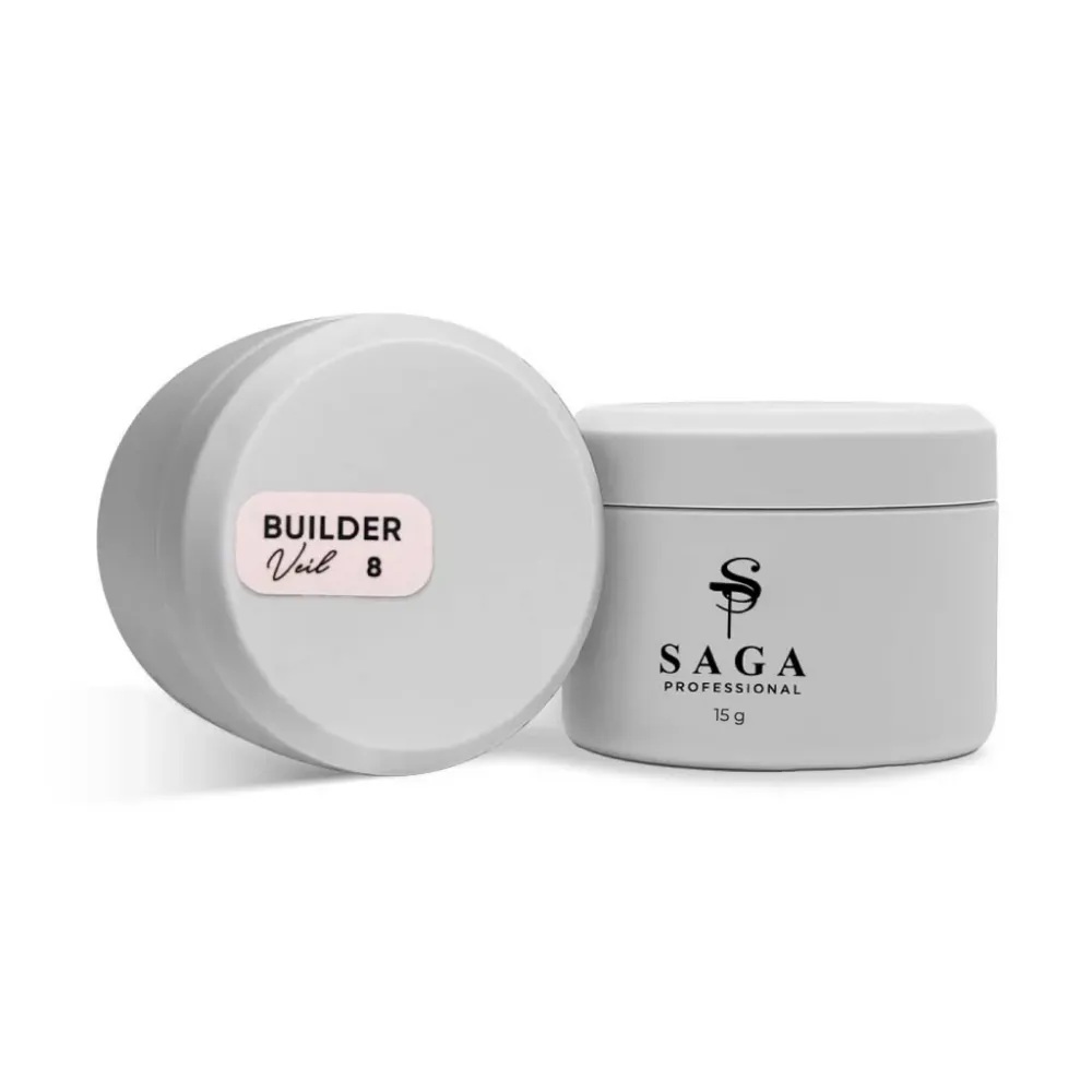 Antislip Builder Gel Veil №8 15 ml Saga Bekwaam