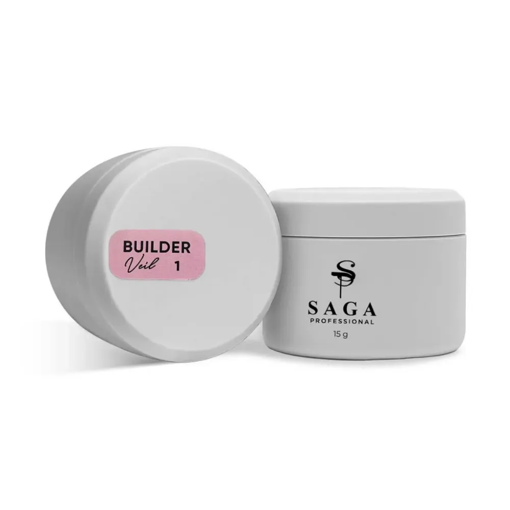 Builder Gel Veil №1 15 ml Saga Professioneel