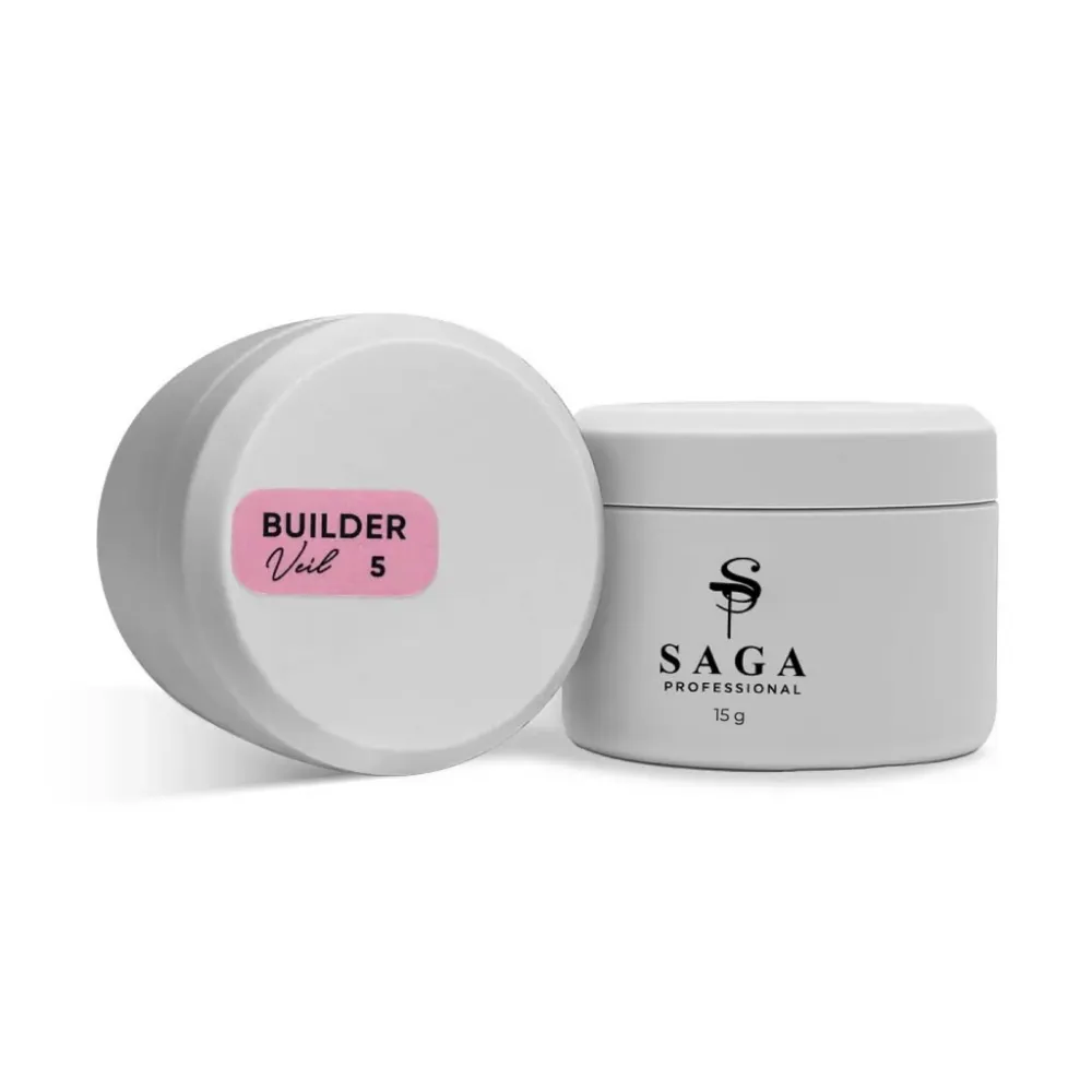 Builder Gel Veil №5 15 ml Saga Professioneel
