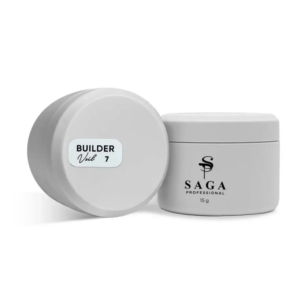 Duurzame Builder Gel Veil №7 15 ml Saga Ervaren