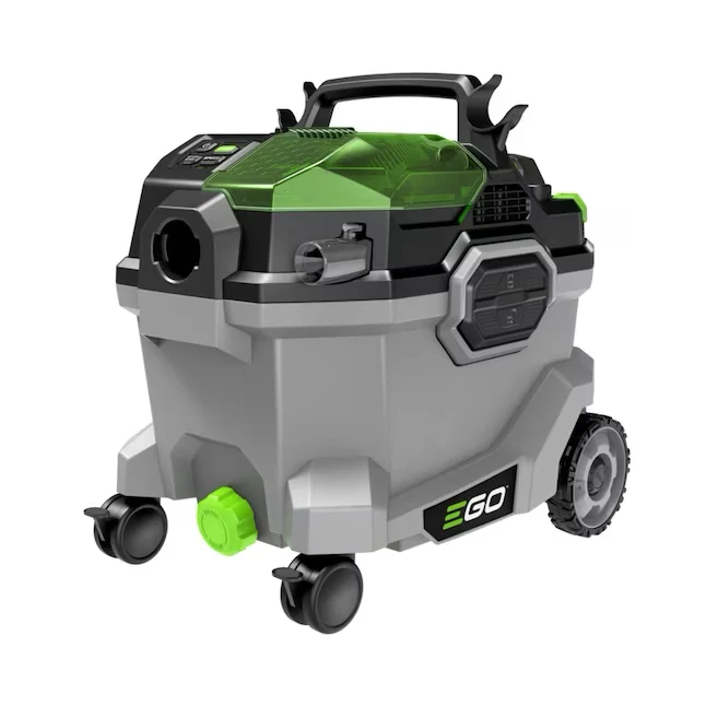 EGO 56-volt 9-Gallons 5-HP Batterijgevoed Wet/Dry Shop Vacuum Accessories Included and (Battery Included)