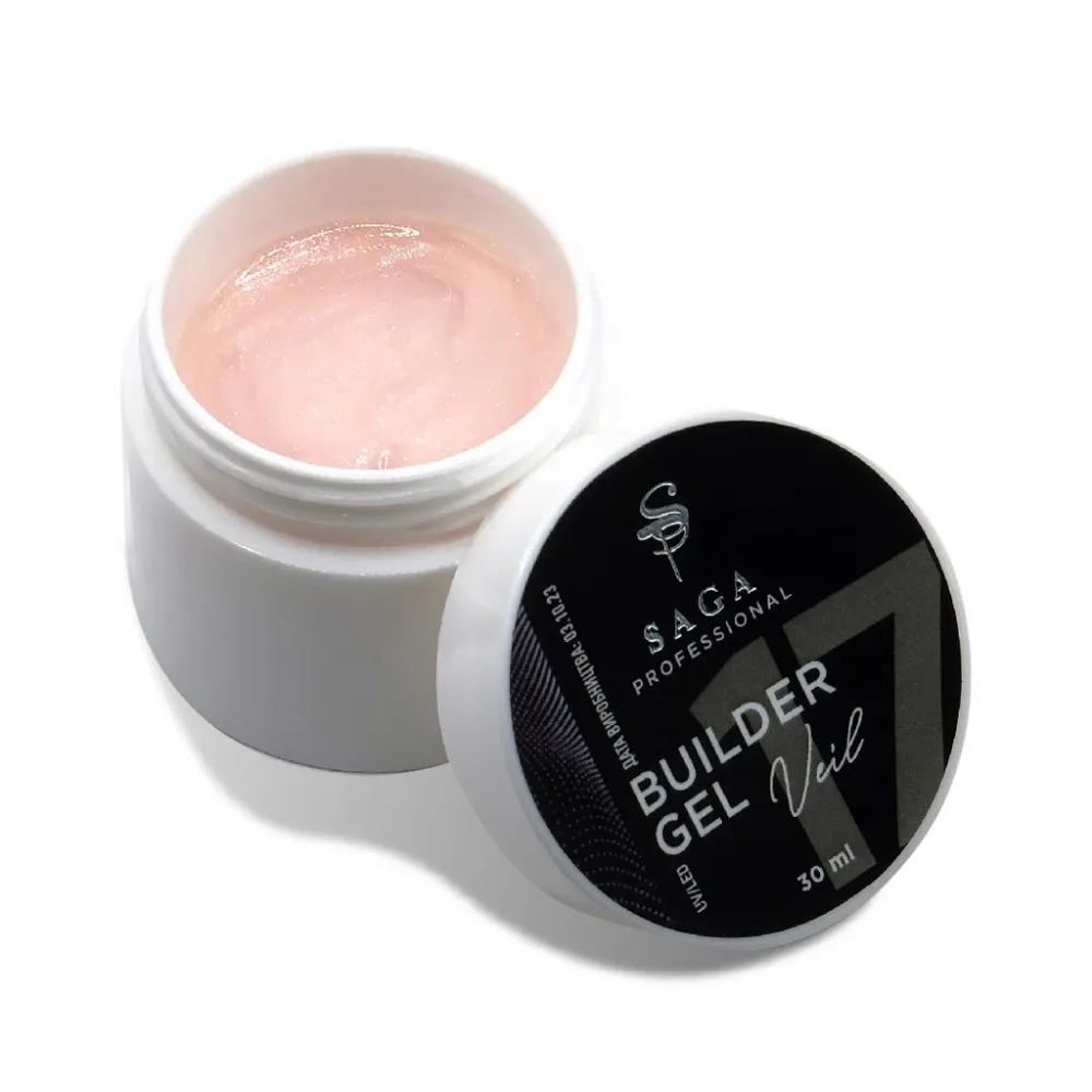 Stofbindende Builder Gel Veil №17 15 ml Saga Zakelijk