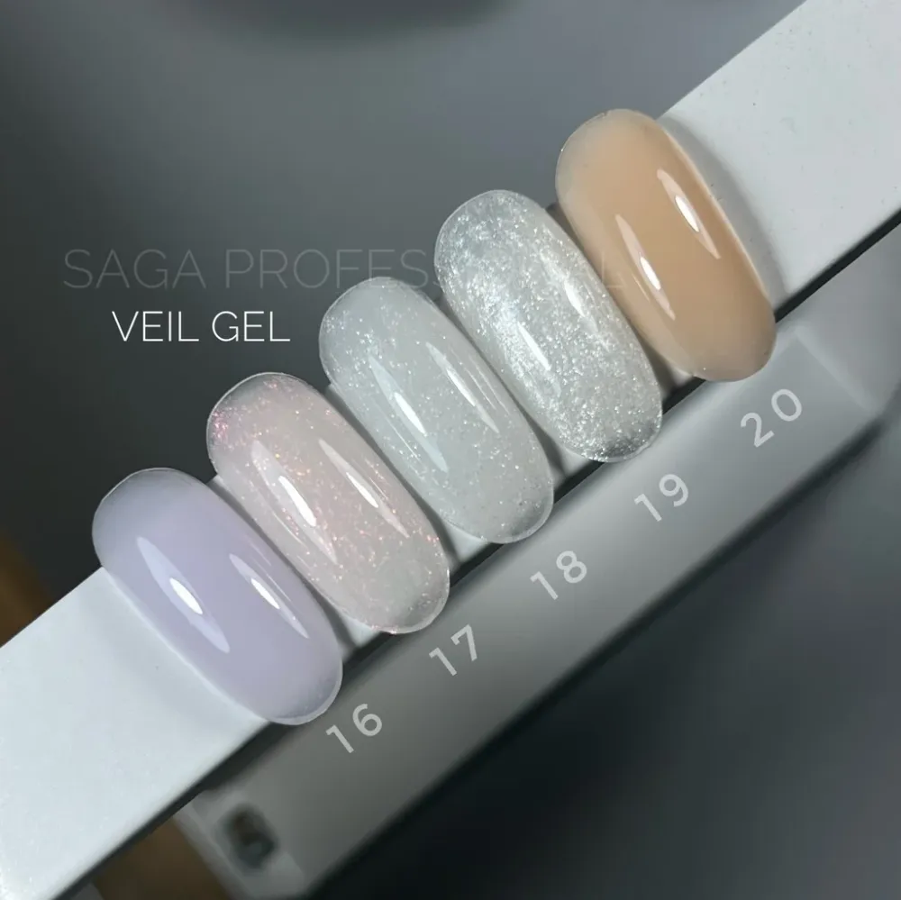 Stofbindende Builder Gel Veil №17 15 ml Saga Zakelijk