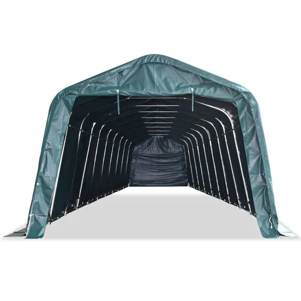 Veetent verwijderbaar 550 g/m² 3,3x16 m VINYL donkergroen